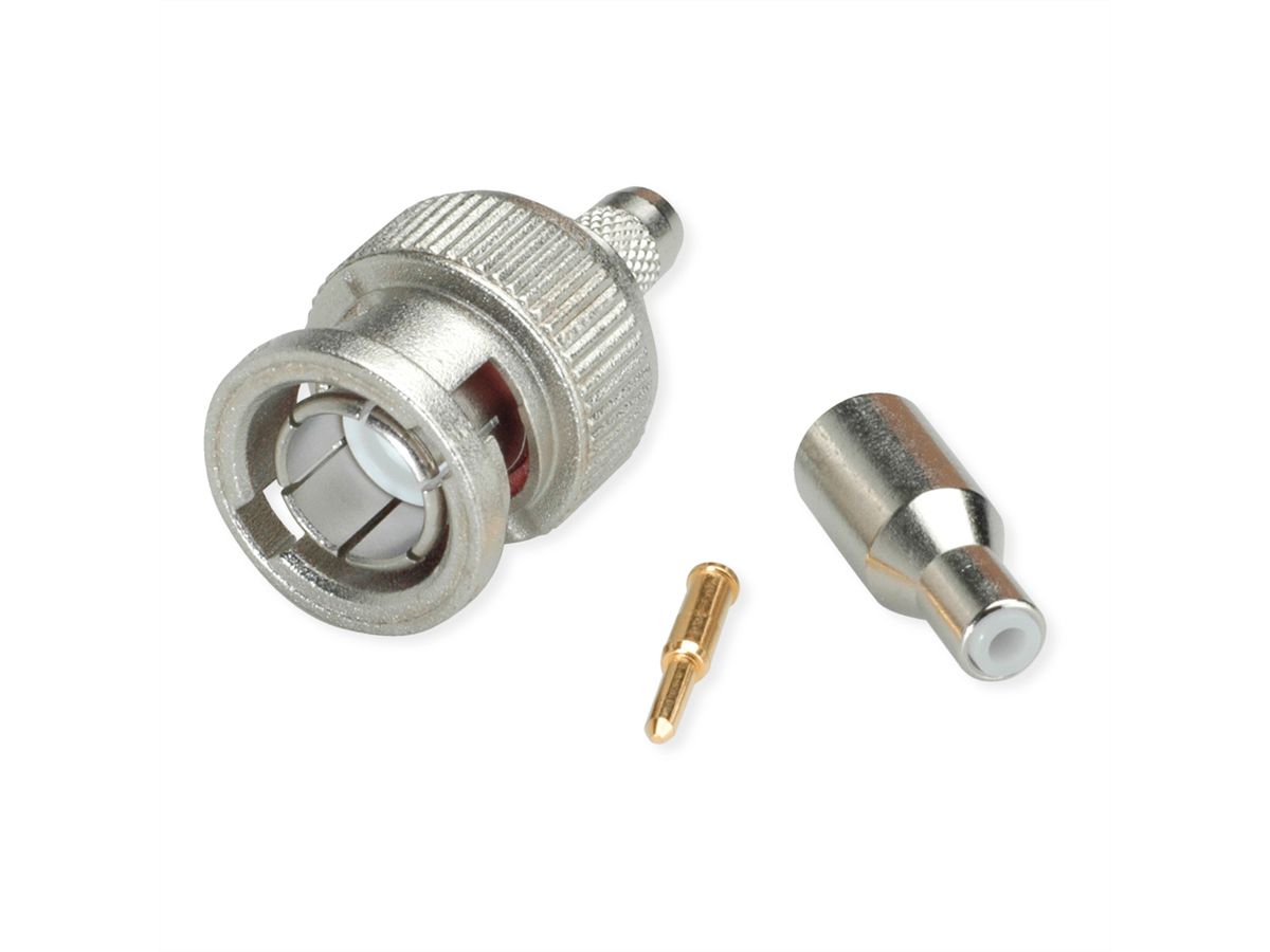 TELEGÄRTNER BNC-Crimpstecker 75 Ohm für RG-179B/U