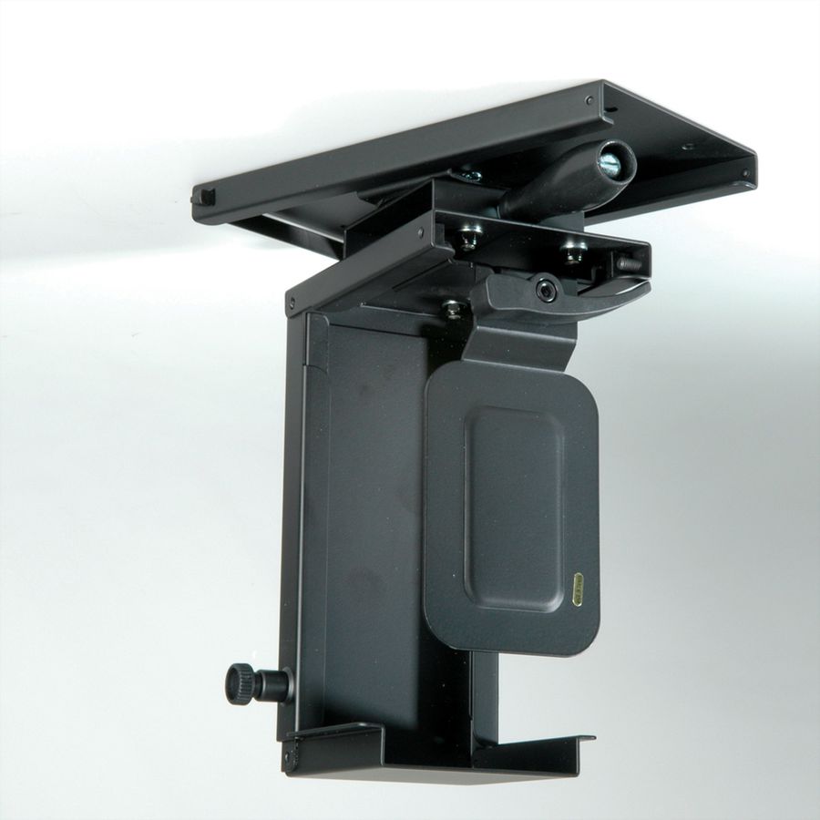 ROLINE Mini-PC-Halterung ausziehbar, drehbar, schwarz