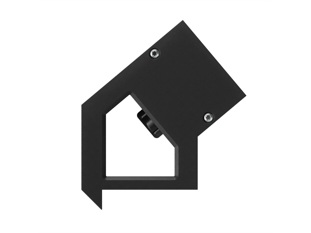 BACHMANN DESK2 ALU BLACK 2xCEE7/3, 1xUSB C/C 65W L=0,2m