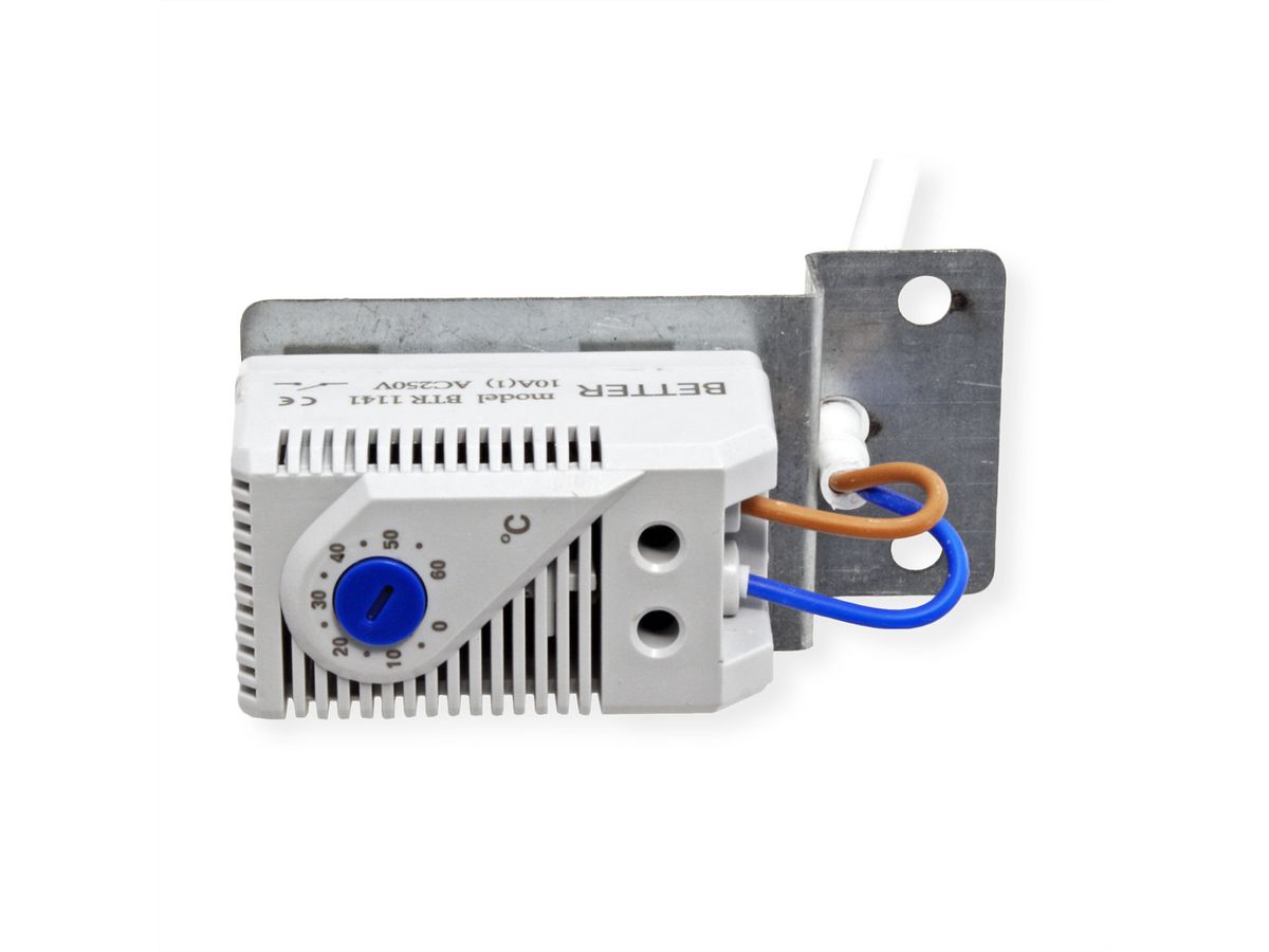 ROLINE 19-Zoll Dachlüftereinheit 4 Lüfter, Thermostat , grau