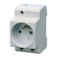 SCHROFF UTE-Steckdose 250 V, 16 A - Schutzkontakt-STECKDOSE 250V/16A(FR)