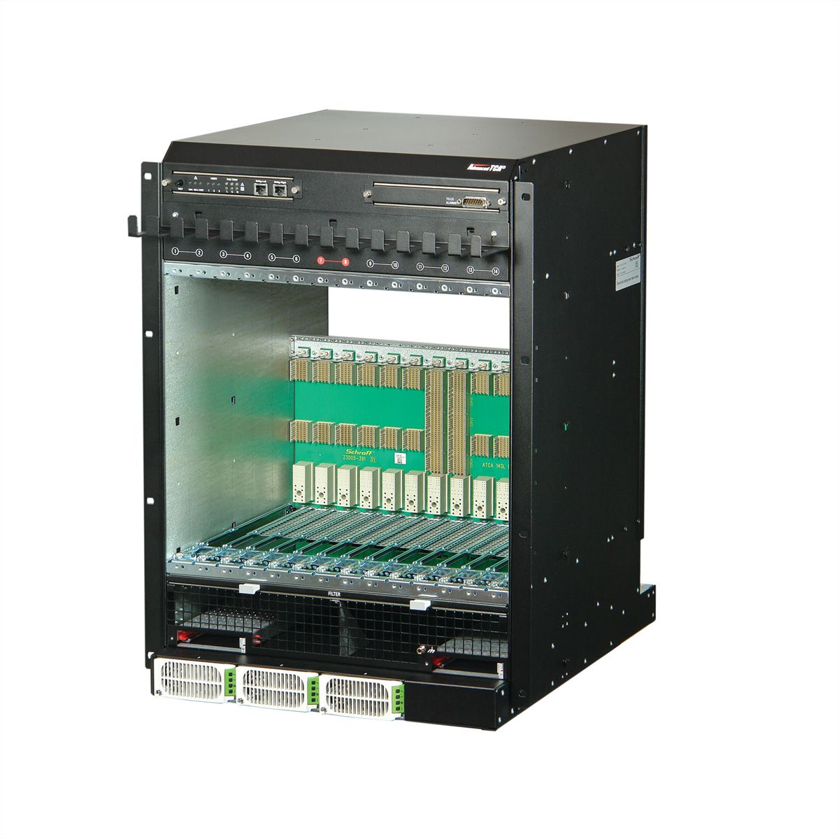 SCHROFF ATCA SYSTEM 14HE DS BUS AC