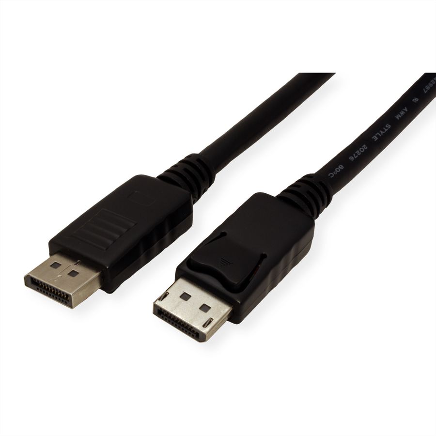 VALUE DisplayPort Kabel, DP ST - ST, schwarz, 3 m