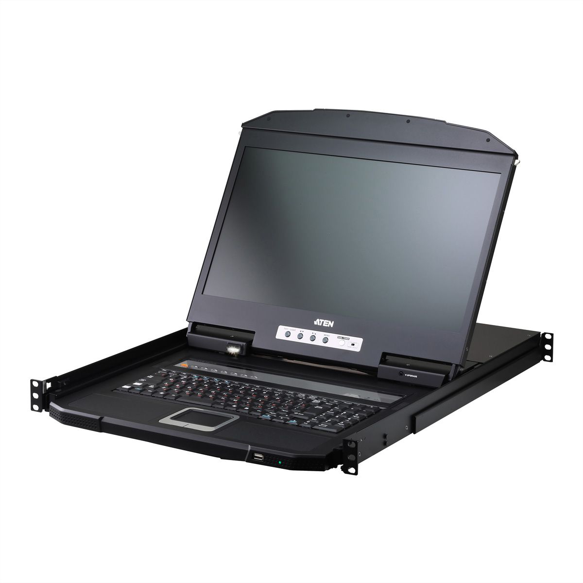 ATEN CL3708iNW Konsole ES WideSreen FHD über IP Switch 8 Port USB HDMI, ES-Layout