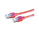 DÄTWYLER Patchkabel Kat.5e (Class D) S/UTP, CU 5502 flex LSOH, Hirose TM11, rot, 2 m