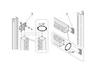 SCHROFF BS-Steckdosenleiste - STECKDL. BS 7DO. 438,5LG