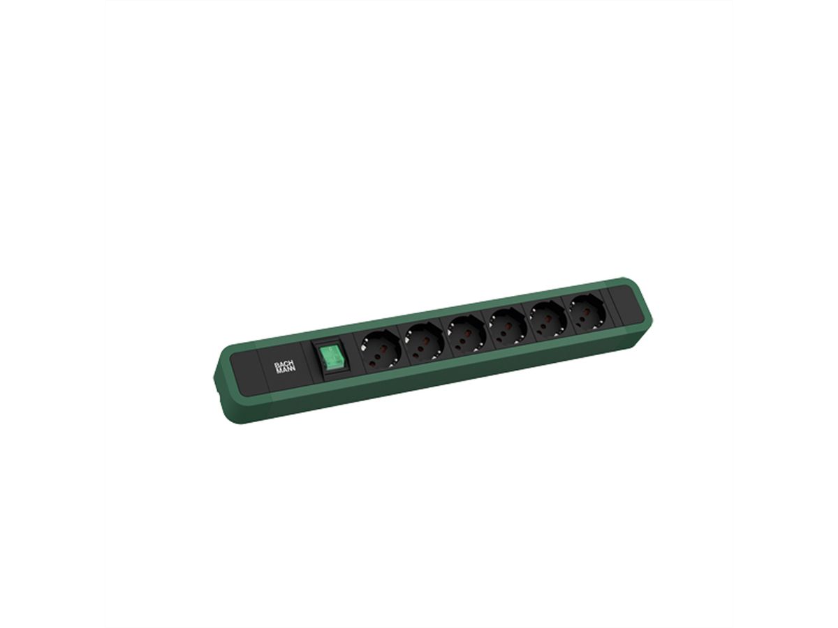 BACHMANN PRIMO 2 6xP40 1xSchalter 2,0m ITA RAL6028