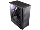 ANTEC VX-310 ARGB ATX, Micro-ATX , ITX Mid Tower Gaming PC Gehäuse, schwarz