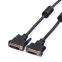 VALUE Verlängerungskabel DVI, DVI ST-BU, (24+1) dual link, 1 m