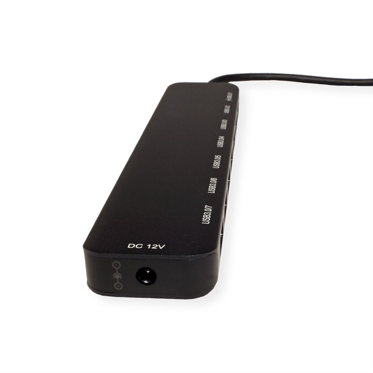 VALUE USB 3.2 Gen 1 Hub, 7fach, Typ C Anschlusskabel