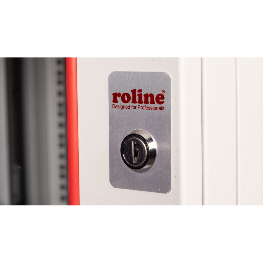 ROLINE 19-Zoll Wandgehäuse Pro 9 HE, 600x600 BxT zweiteilig schwenkbar grau