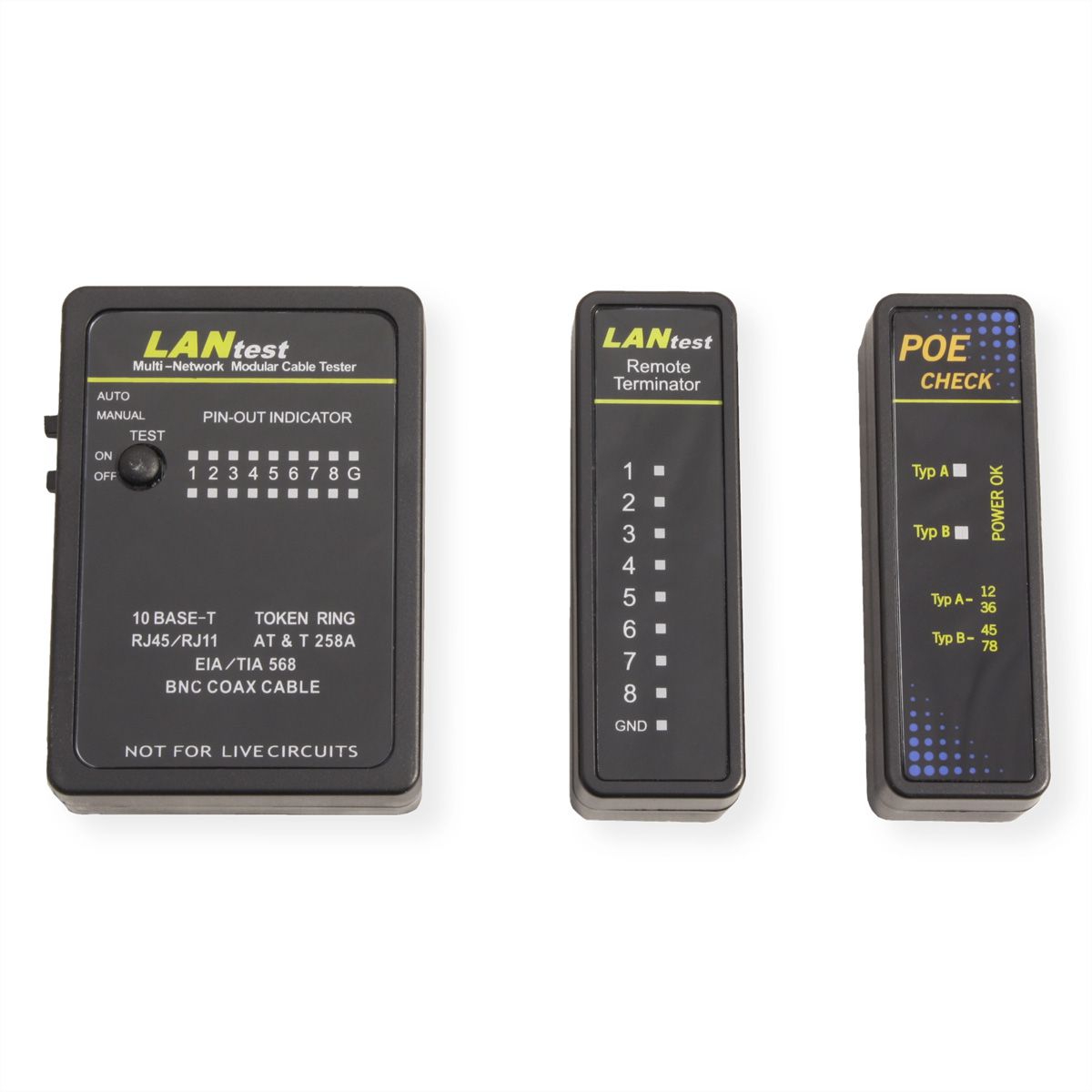 VALUE LANtest Multi-Network Kabel- & PoE-Tester