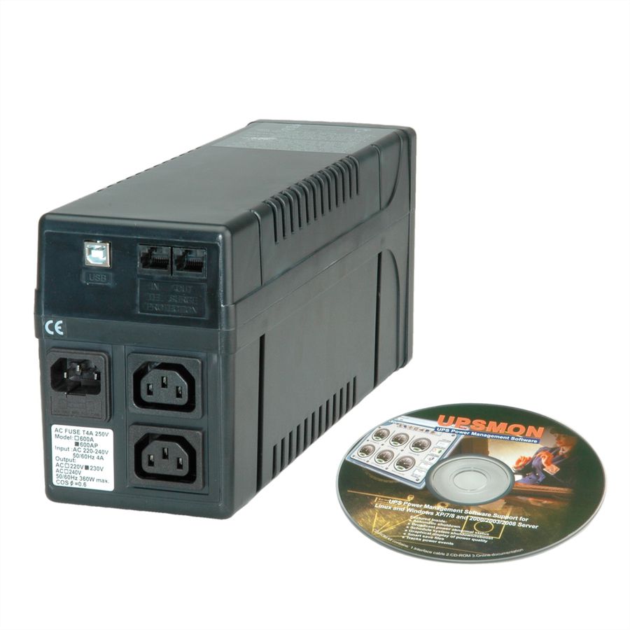 VALUE UPS 400 -  Line Interaktive USV mit USB Port