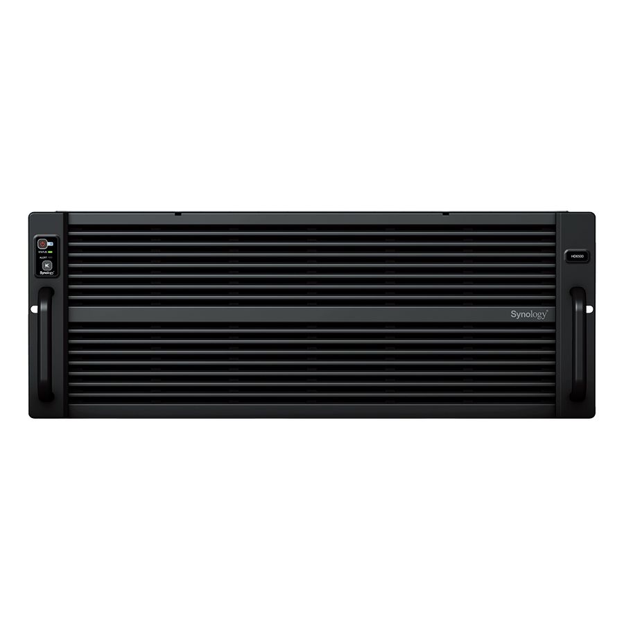 Synology HD6500 NAS & Speicherserver Rack (4U) Eingebauter Ethernet-Anschluss Schwarz 4210R