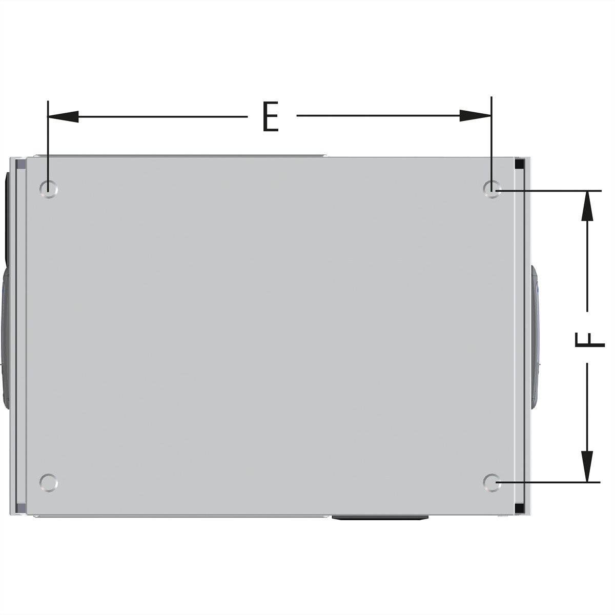 VARIndustry 2.0 Wandverteiler 6 HE 560x840x365mm, 2 Türen, IP 54