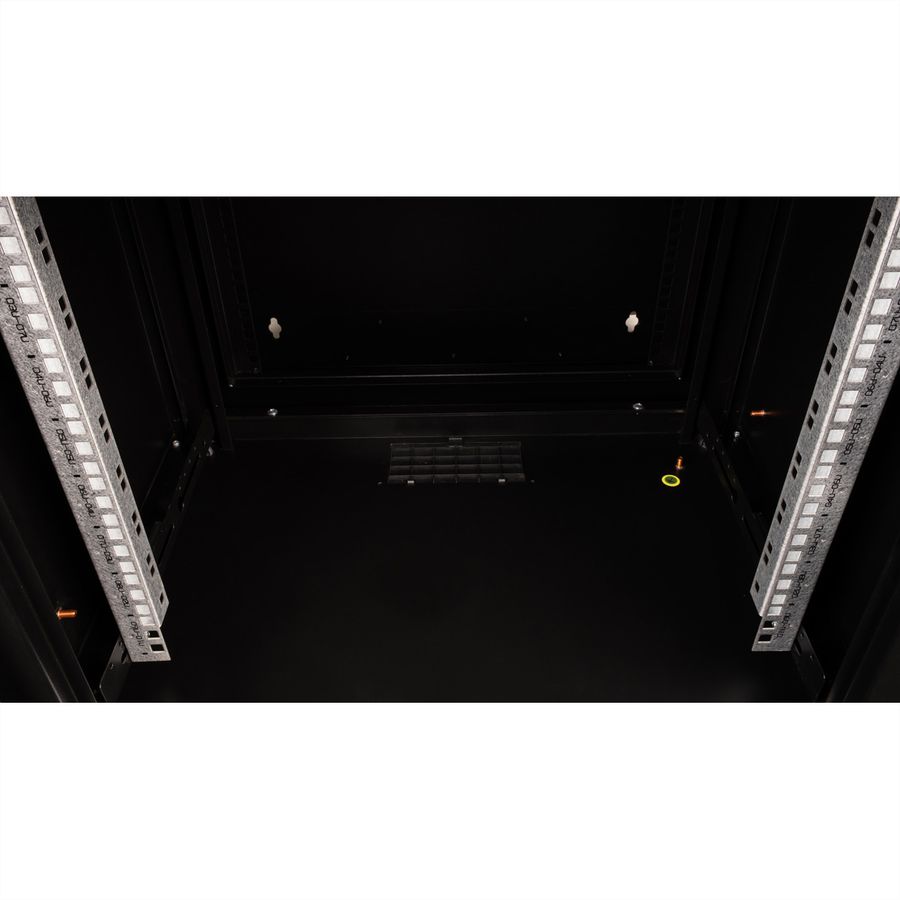 ROLINE 19-Zoll Wandgehäuse Pro 9 HE, 600x600 BxT zweiteilig schwenkbar schwarz