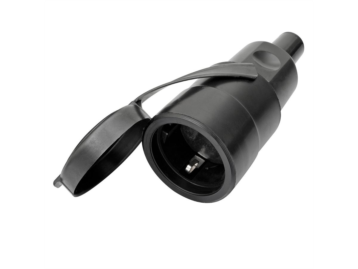 BACHMANN Vollgummi-Schutzkontaktkupplung, mit abnehmbaren Deckel