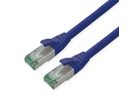 ROLINE RM Patchkabel Kat.6A S/FTP (PiMF), blau, 10 m
