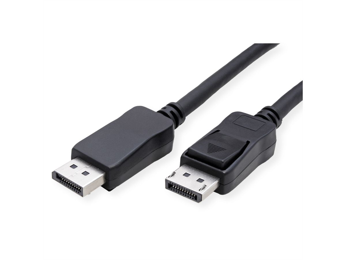 VALUE DisplayPort Kabel, DP ST - ST, schwarz, 2 m