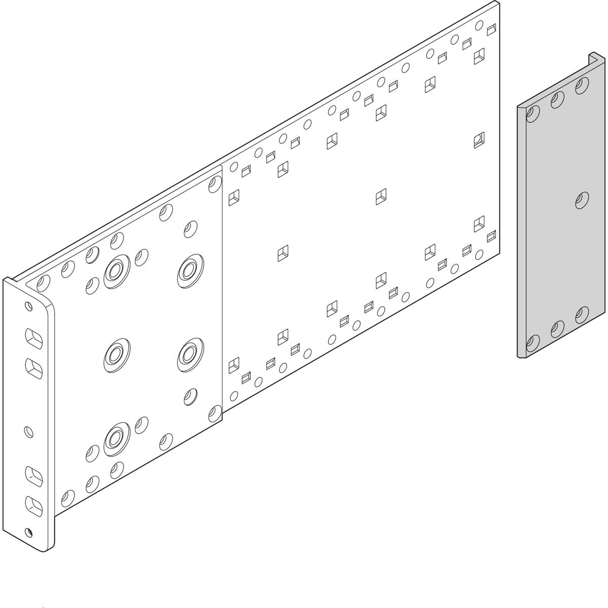 SCHROFF ECKPROFIL R 3HE (2ST)