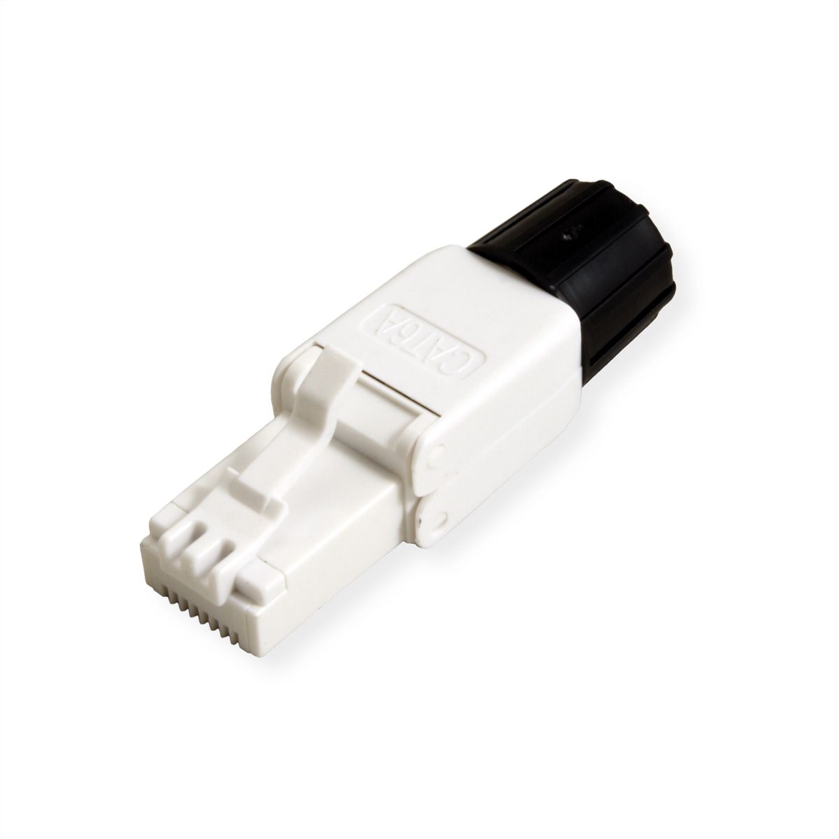 ROLINE feldkonfektionierbarer RJ-45 Stecker Cat.6A (Class EA), UTP, weiß