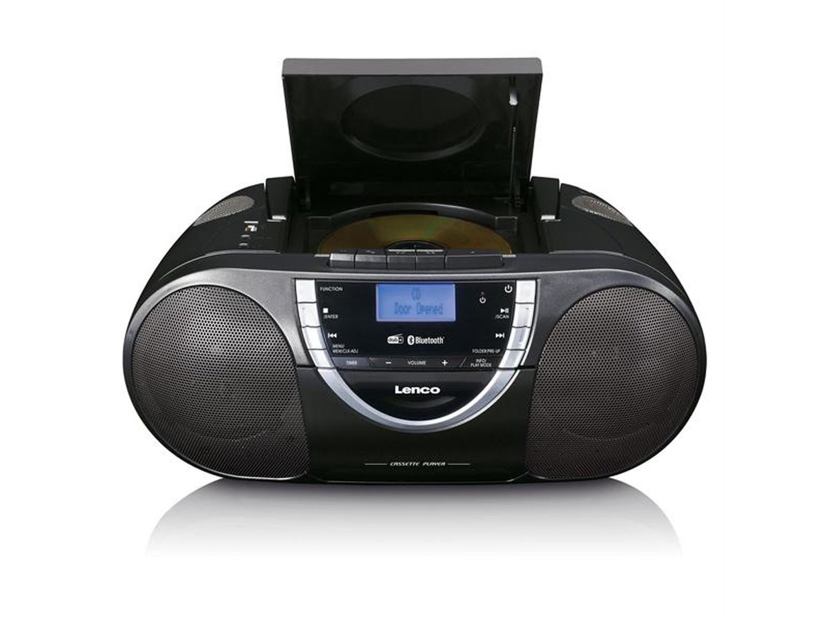 Lenco DAB+-Radio/Boombox SCD-6900, Kassette, CD/MP3-Player, FM, DAB+, black