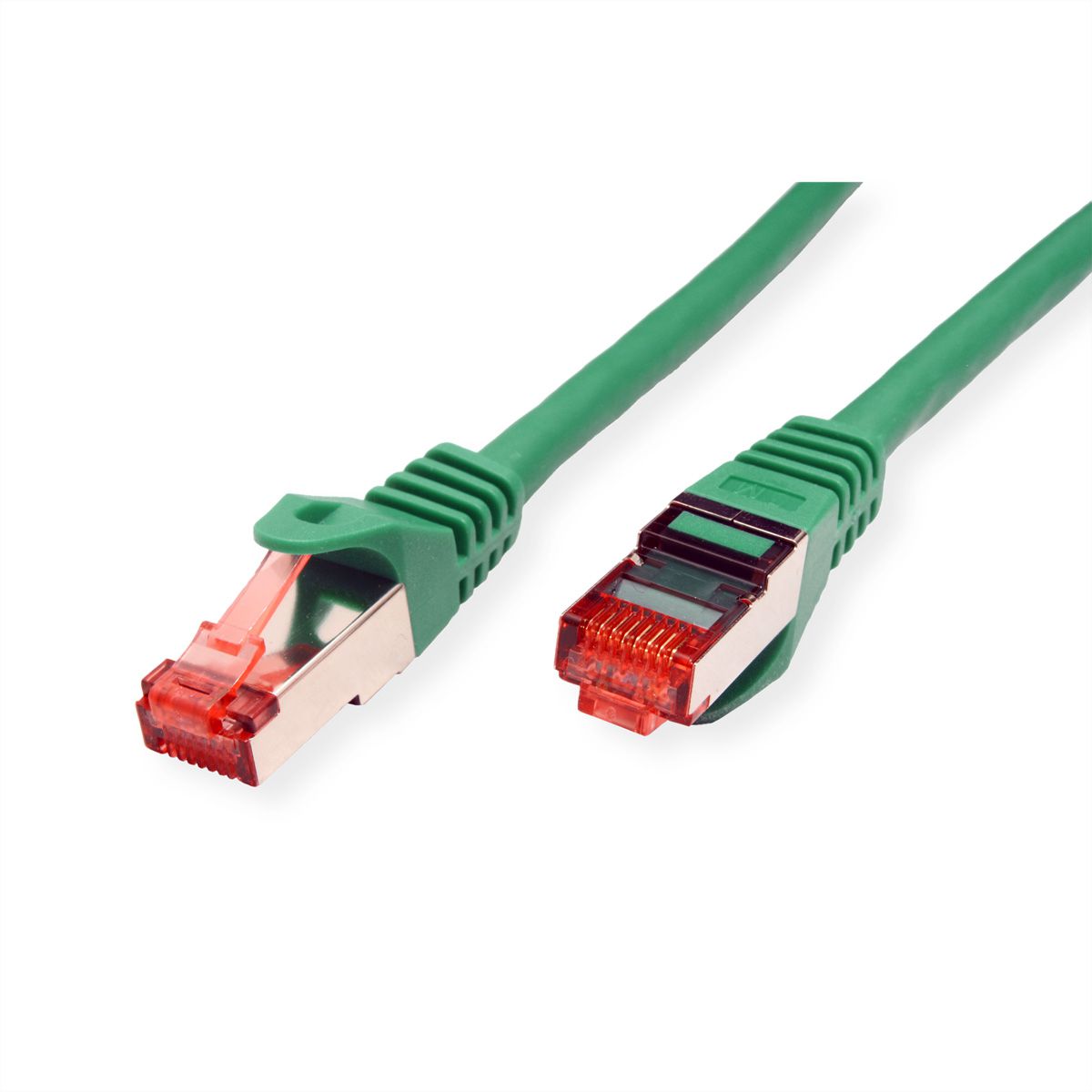 ROLINE Patchkabel Cat.6 S/FTP (PiMF), Component Level, LSOH, grün, 0,5 m