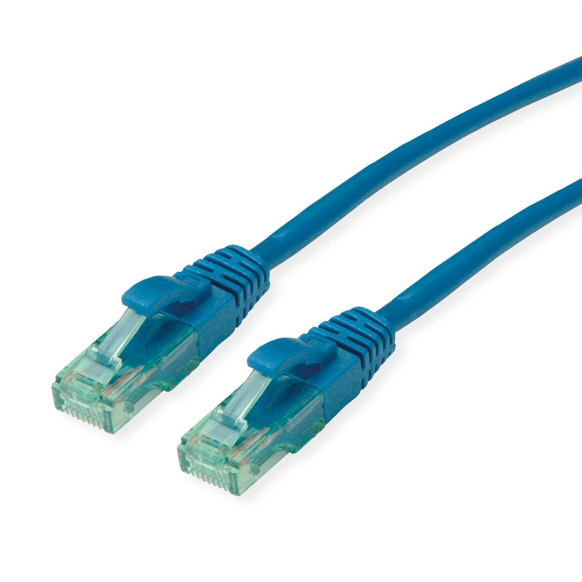 ROLINE RM Patchkabel Cat.6A UTP, blau, 2 m