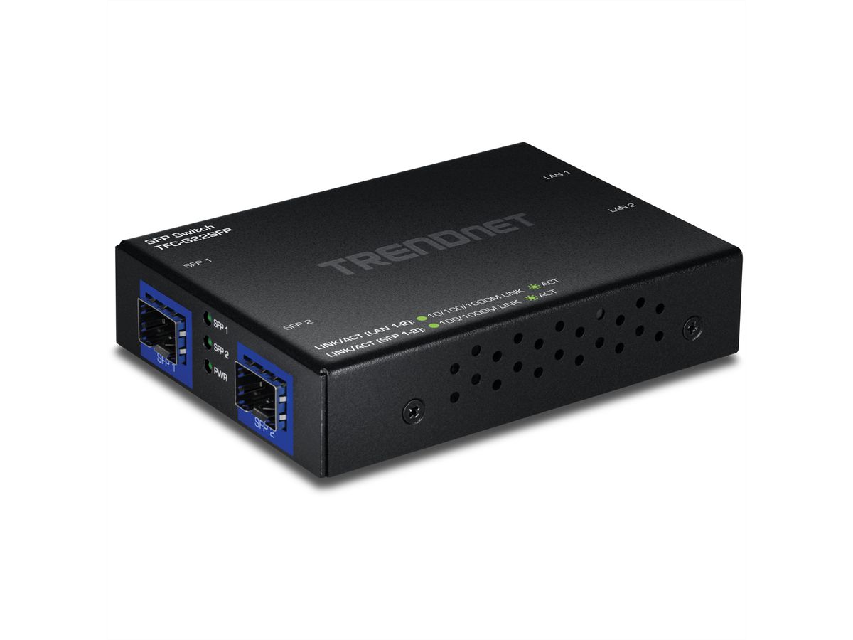 TRENDnet TFC-G22SFP 4-Port Switch Gigabit mit SFP Ports