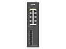 D-Link DIS-210G-12UP 12-Port Switch, Smart Managed Gigabit PoE Industrial