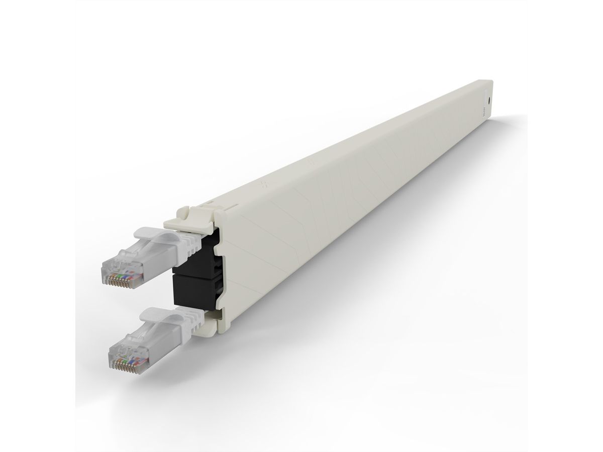 patchbox.one Kassette 30RU UTP weiß Cat.6a 1,8m