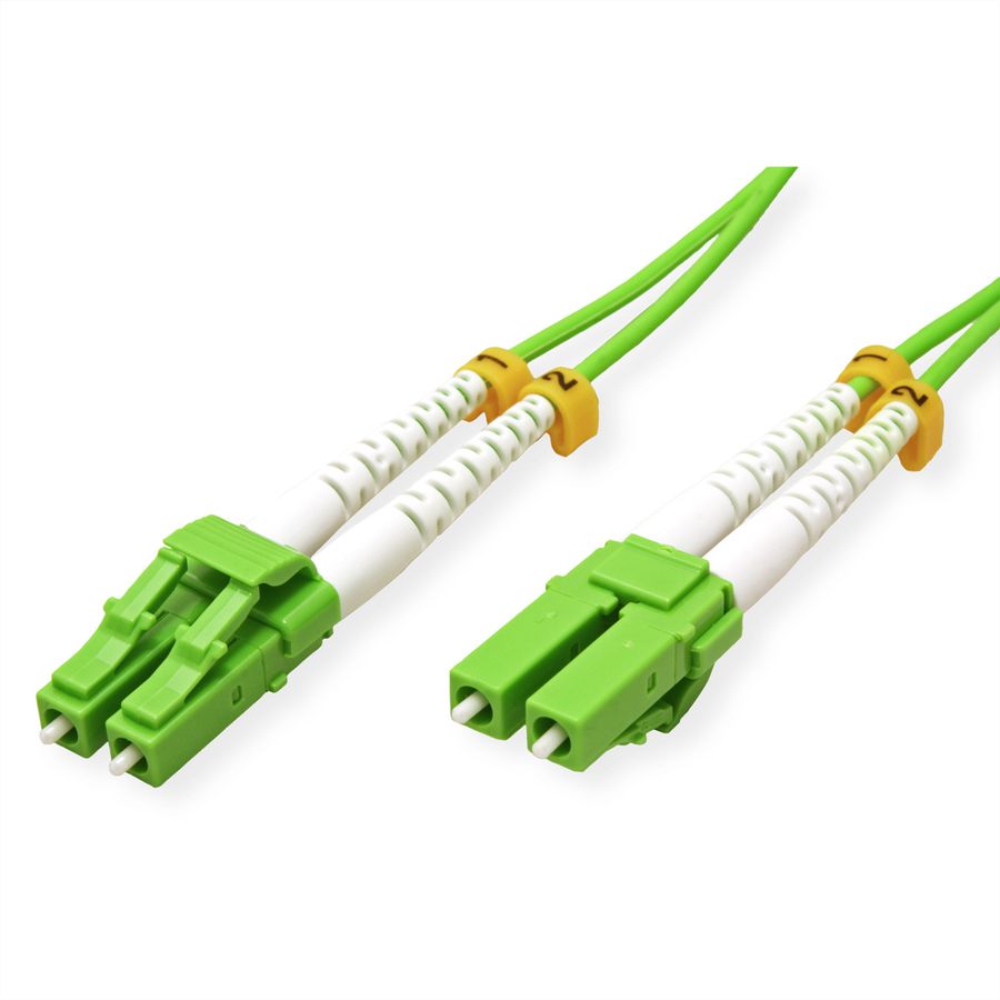 ROLINE LWL-Kabel 50/125µm OM5, LC/LC, LSOH, grün, 7 m