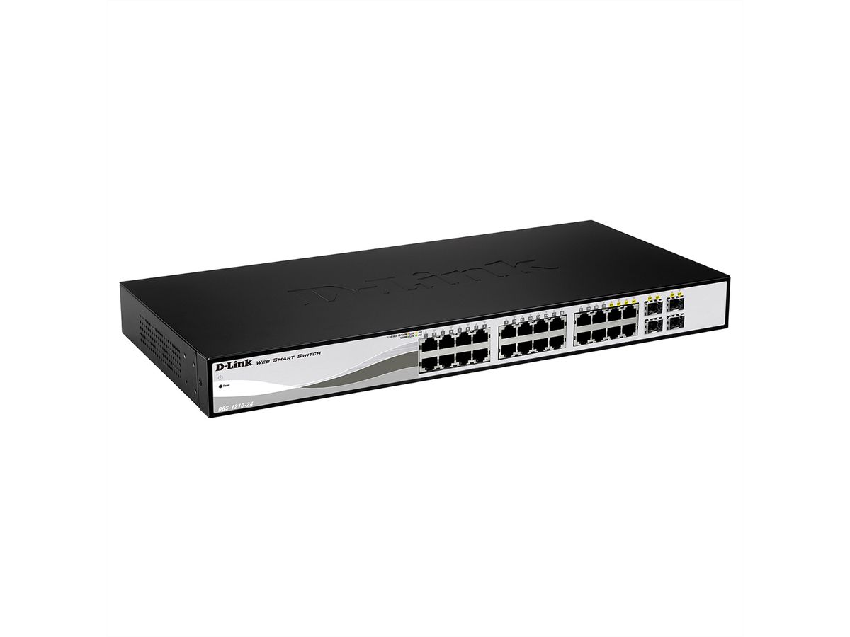 D-Link DGS-1210-24P 24-Port Web Smart Gigabit PoE Switch