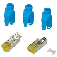 HiRose TM31 Stecker geschirmt, Tülle blau, 50 Stück