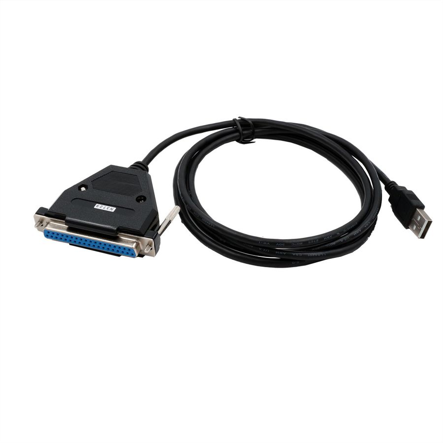 EXSYS EX-1324-37P USB 2.0 zu 4x Seriell, RS-232 Ports mit 37 Pin Buchse, Konverter, FTDI, schwarz, 1,8 m