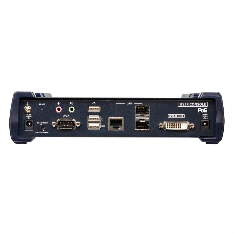 ATEN KE6922R 2K DVI-D Dual Link KVM Over IP Empfänger mit SFP und PoE
