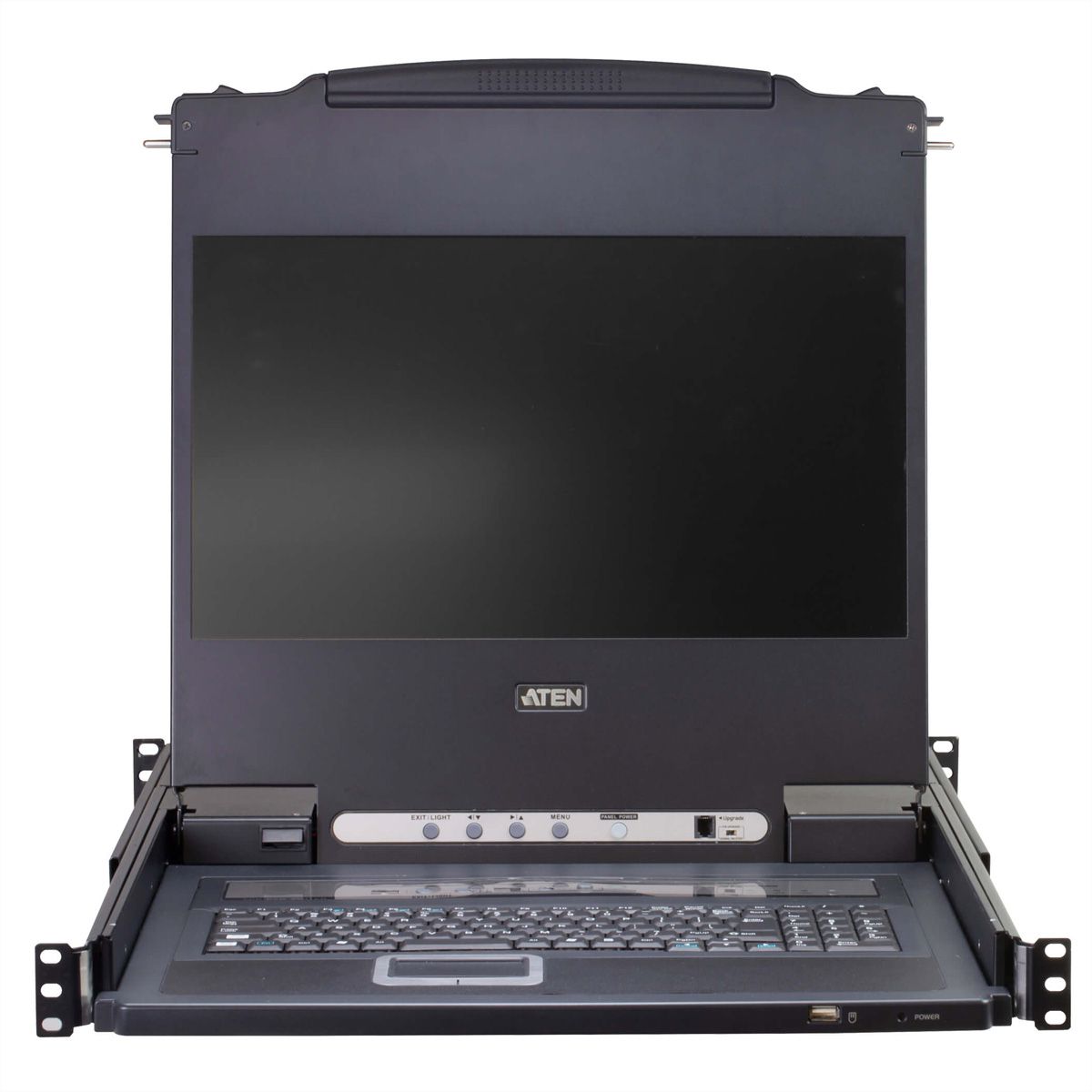 ATEN CL5716MW 43cm wide LCD KVM Switch, USB-PS/2,VGA, 16 Port, UK-Layout