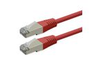ROLINE Patchkabel Cat.6 (Class E), PoE, S/FTP (PiMF), rot, 5 m