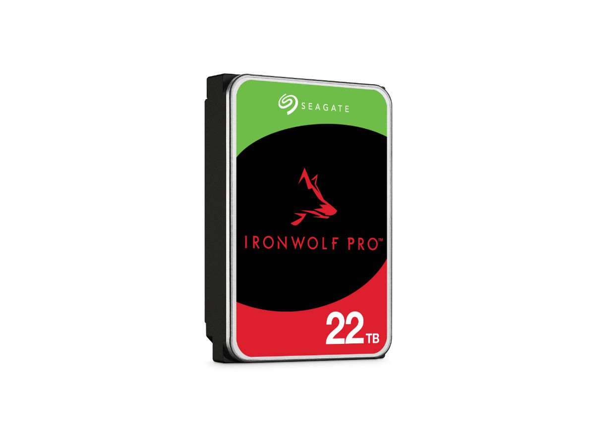 Seagate IronWolf Pro ST22000NT001 Interne Festplatte 22 TB 7200 RPM 512 MB 3.5" Serial ATA III