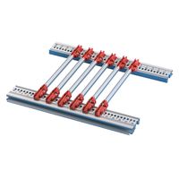 SCHROFF Führungsschiene PC, 2mm, rot