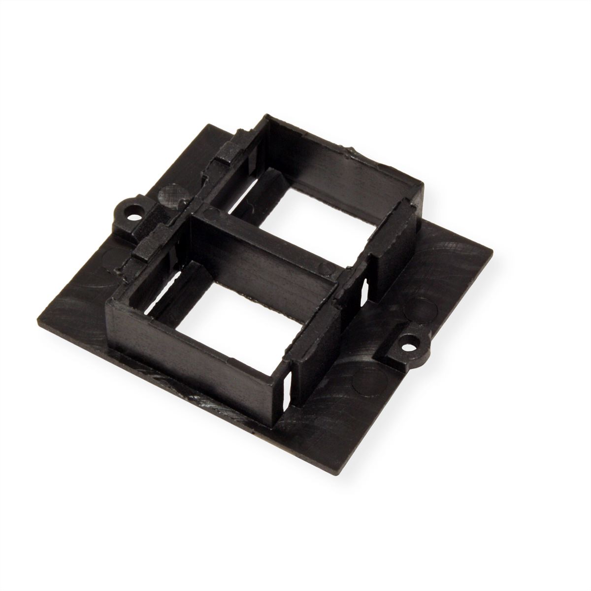 BACHMANN Custom Modul Rahmen 2x Keystone, schwarz