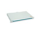 TELEGÄRTNER BASIS V LWL-Panel mit Kupplungen & Pigtails, 24x LC Duplex, blau, OS2 PC