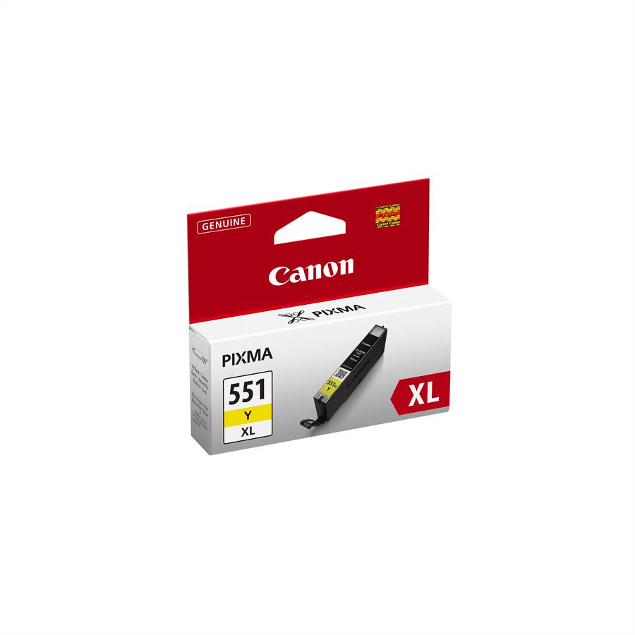 CLI-551Y XL, Tintentank yellow hohe Ergiebigkeit für CANON PIXMA MG5450, MG6350, PIXMA iP7250