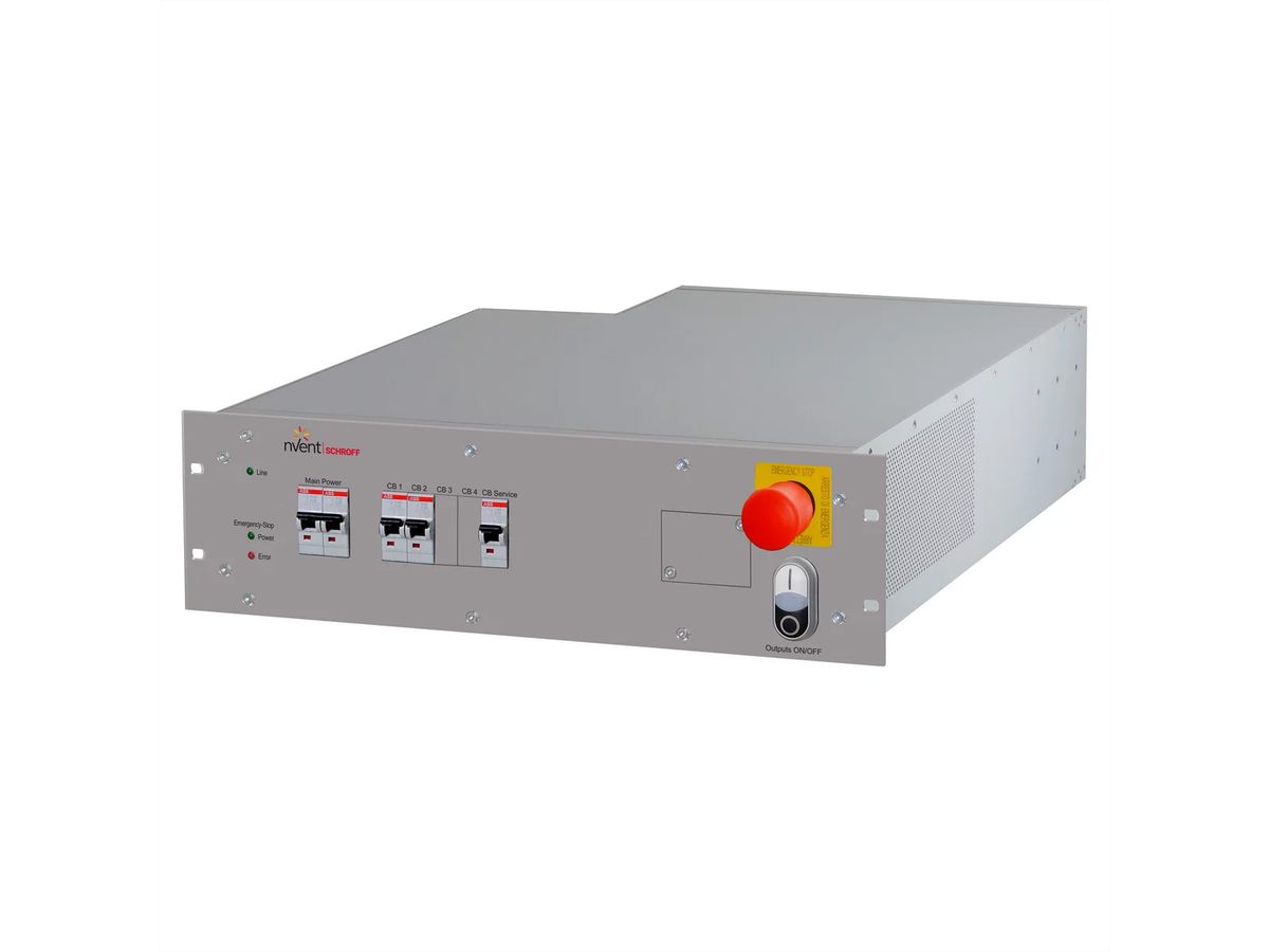 SCHROFF Rack Safety Plus, 3 HE, 120 V AC