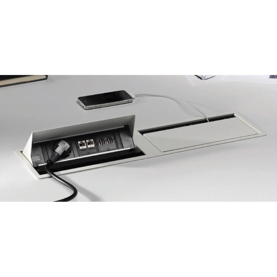 BACHMANN CONI DUO Einbaurahmen 2 x Small, grau