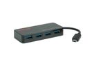 ROLINE USB 3.2 Gen 1 Hub, 4fach, Typ C Anschlusskabel