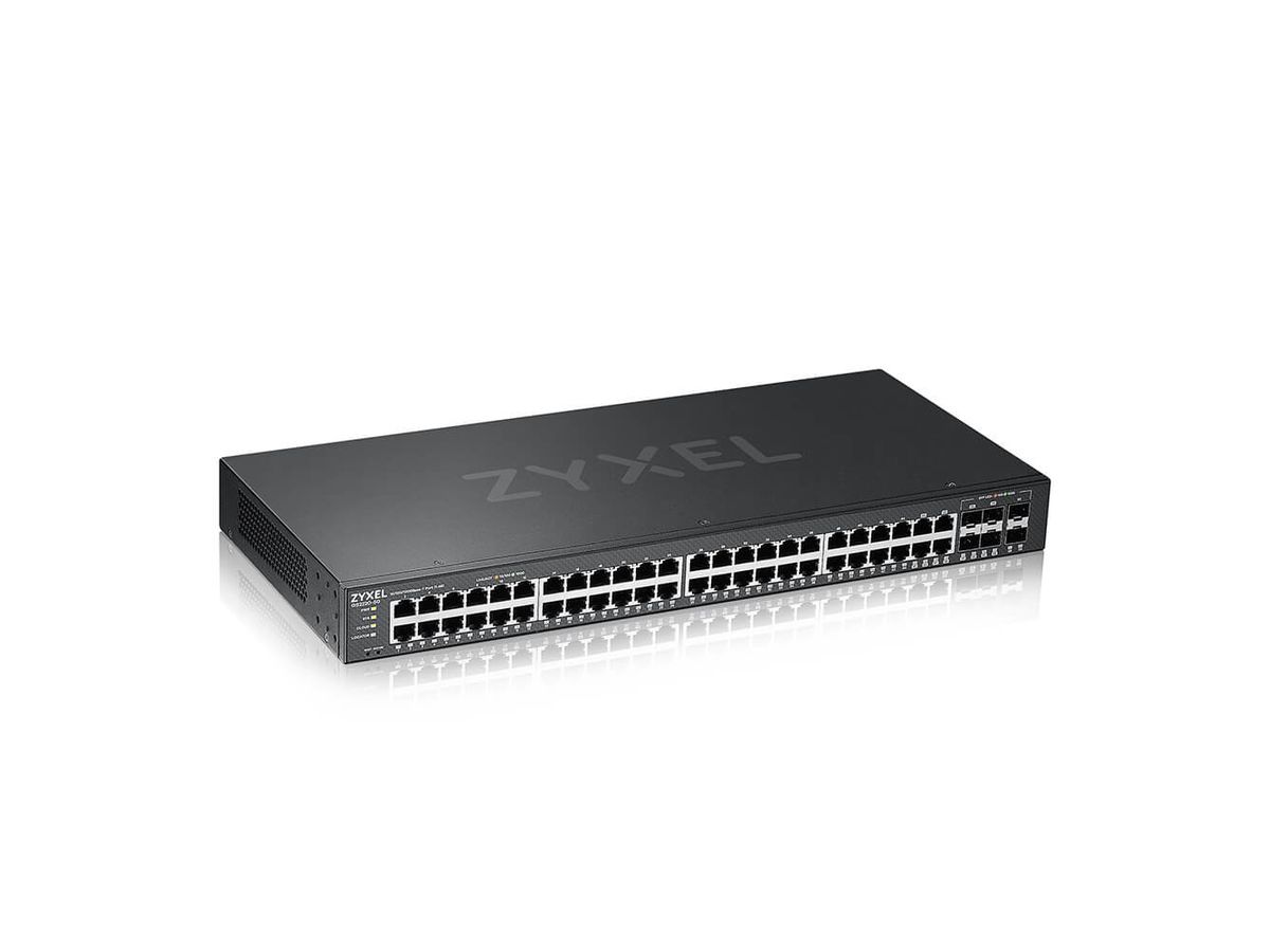 Zyxel GS2220-50-EU0101F Netzwerk-Switch Managed L2 Gigabit Ethernet (10/100/1000) Schwarz