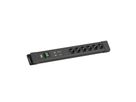 BACHMANN CONNECTUS 6xCEE7/3, 1xGVS 1xSchalter 2,0m CEE7/7 Schwarz