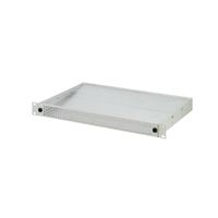 SCHROFF 1 HE Luftleiteinschub für 19"-Lüftereinschübe - LUFTZUFUEHR 1HE 2REI.RAL9005