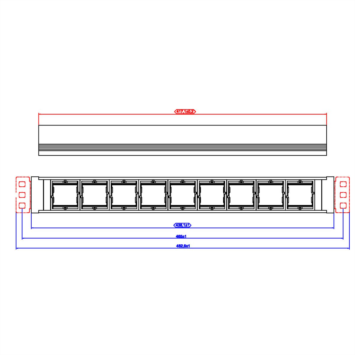 BACHMANN UNIVERSAL 5x Schutzkontakt 2x ABD, 3 m